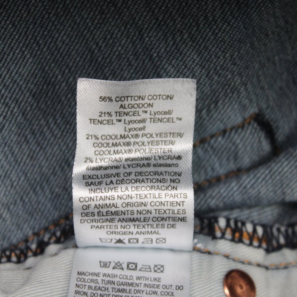 Lucky Brand Jeans Mens 30x32 Blue Coolmax 110 Slim 5-Pocket Stretch Demin - Picture 15 of 16